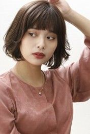 大人かわいい無造作ボブ★アンティークアッシュ