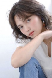 大人のセンターパートのお洒落ボブ☆