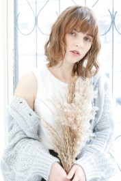 レイヤージュ☆ミルキーベージュボブ